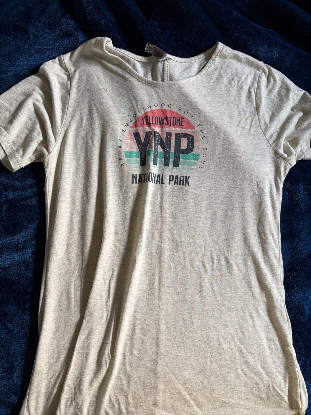 Delta Women's Cream Yellowstone YNP Short Sleeve Tee